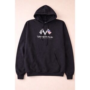 Vengeance Choppers Hoodie Mens 2XL Black Pullover Motorcycle‎ Graphic Biker...